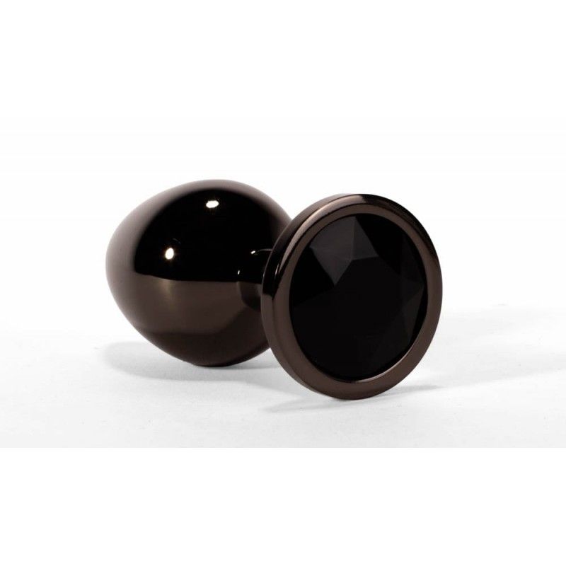 Korek analny X-Men Secret Shine Black Jewell, 7,1cm (czarny)