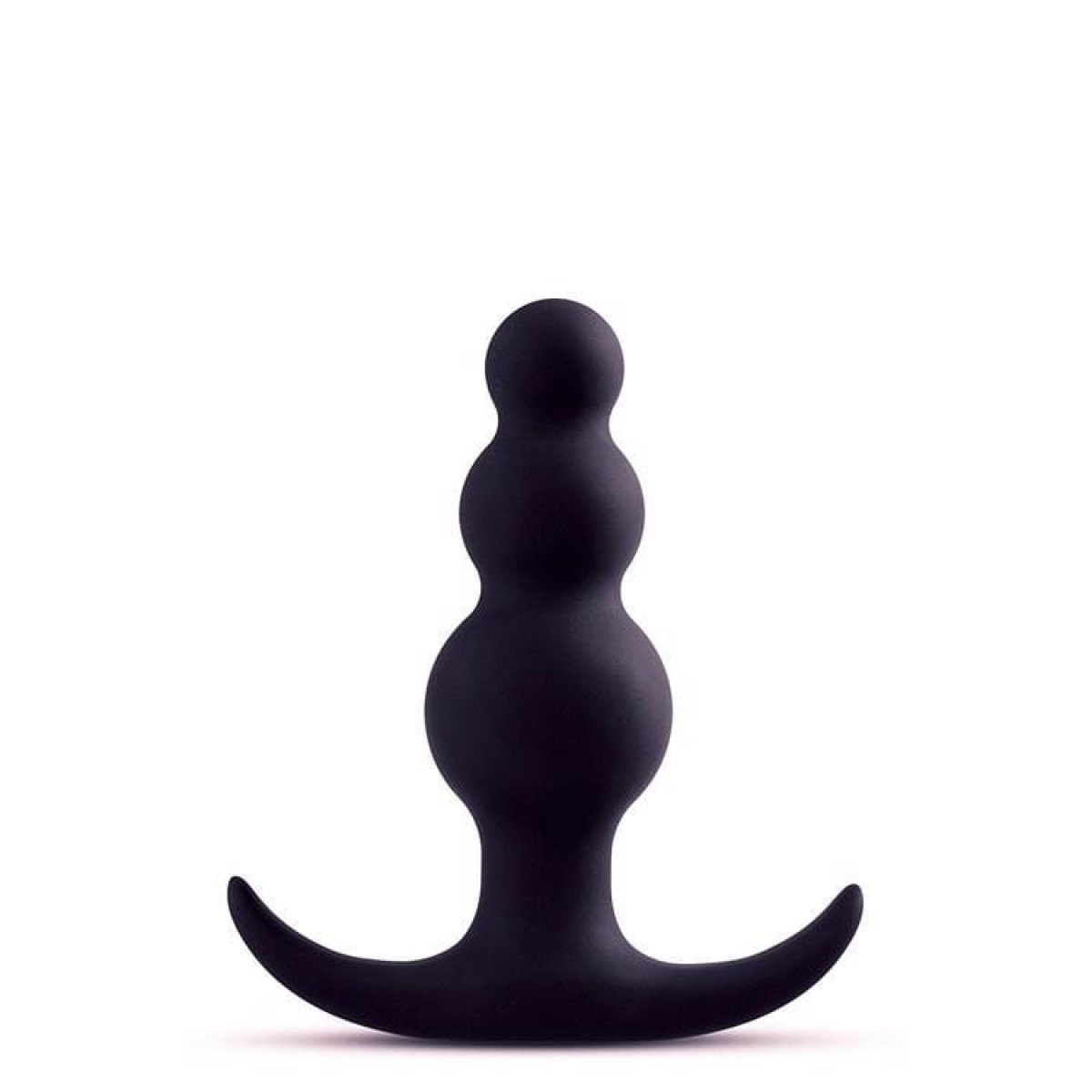 Korek analny Blush Anal Adventures Platinum, 7.6 cm (czarny)