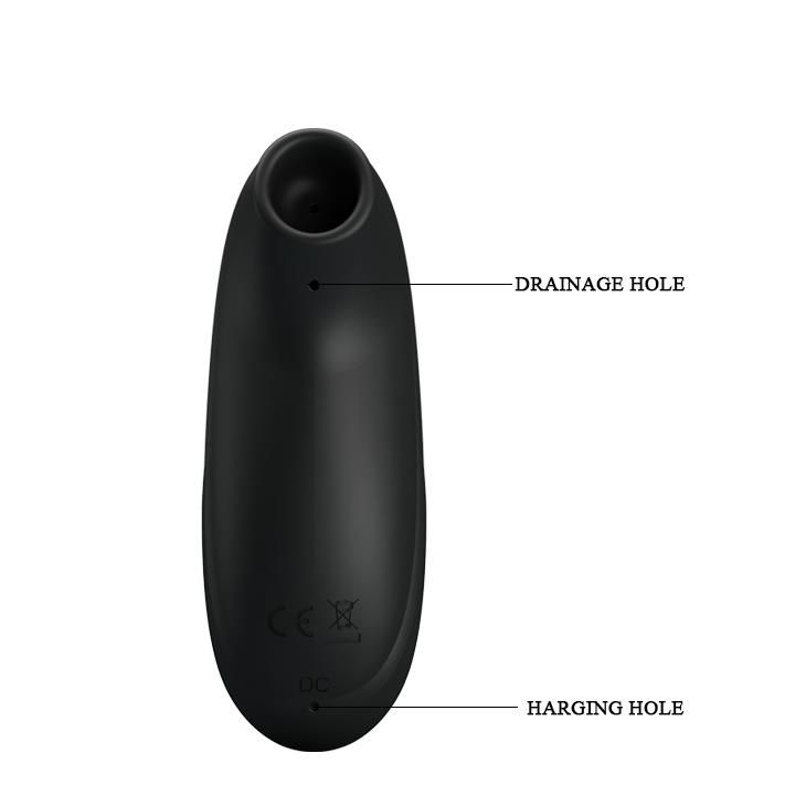 Вакуумный стимулятор клитора с вибрацией Pretty Love Otis (черный)