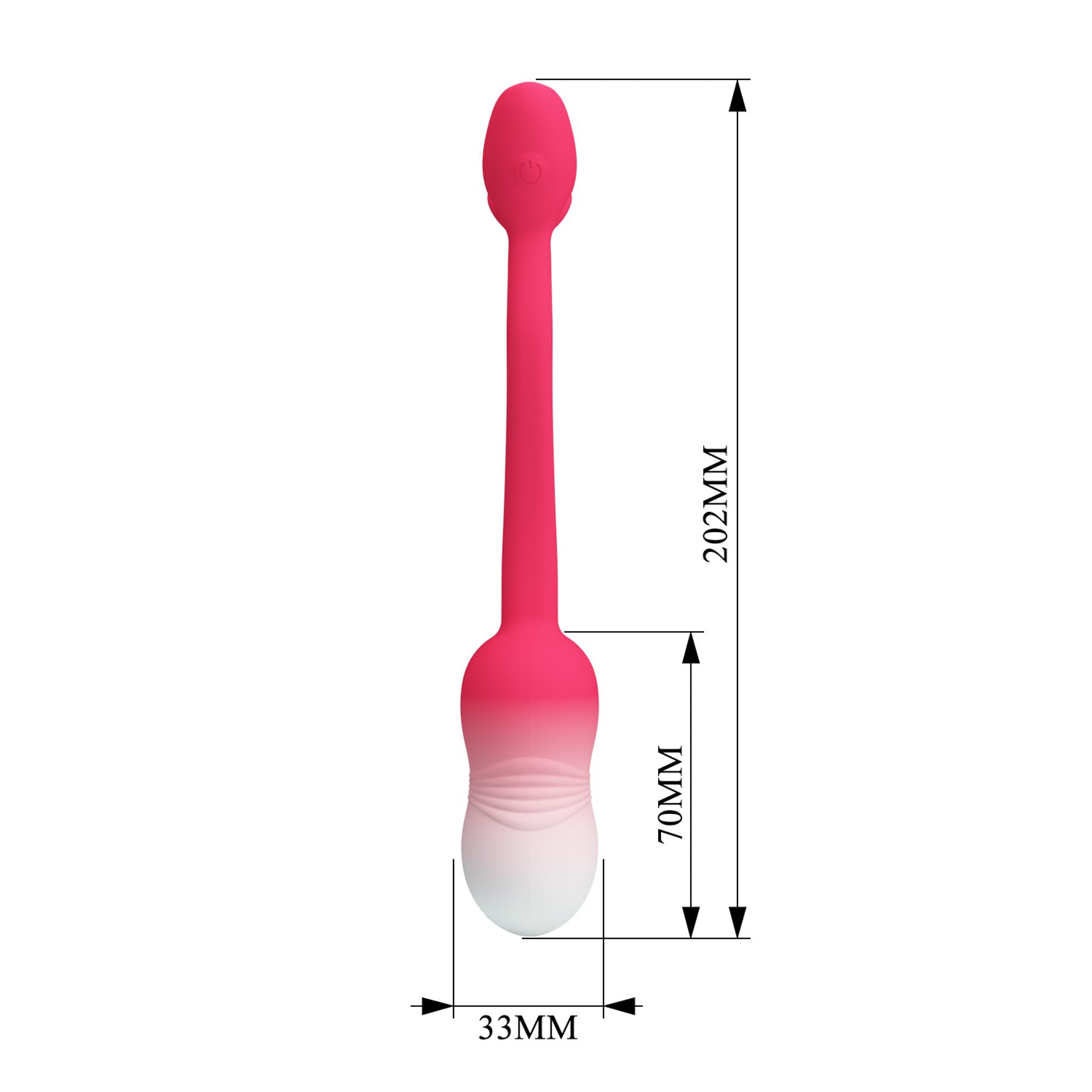 Виброяйцо Pretty Love Poulsen App Egg 01, 20.2 см (розовый)