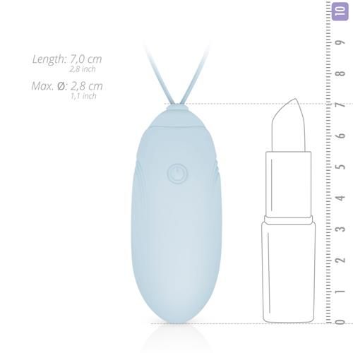 Виброяйцо Luv Egg, 16 см (голубой)