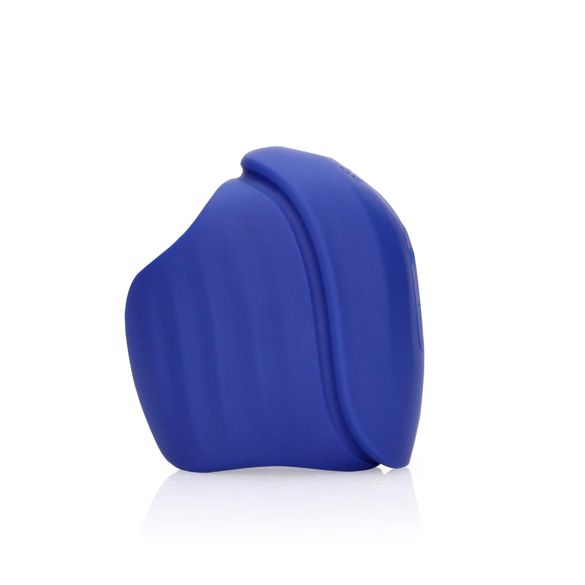 Мастурбатор с вибрацией Loveline Vibrating And Pulse Wave Stroker (синий)