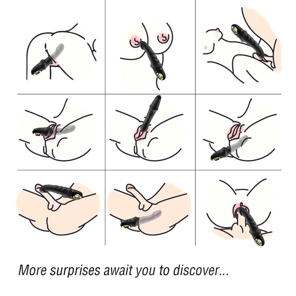 Wibrator B-Series Joy Joyblade, 22,8 cm (czarny)