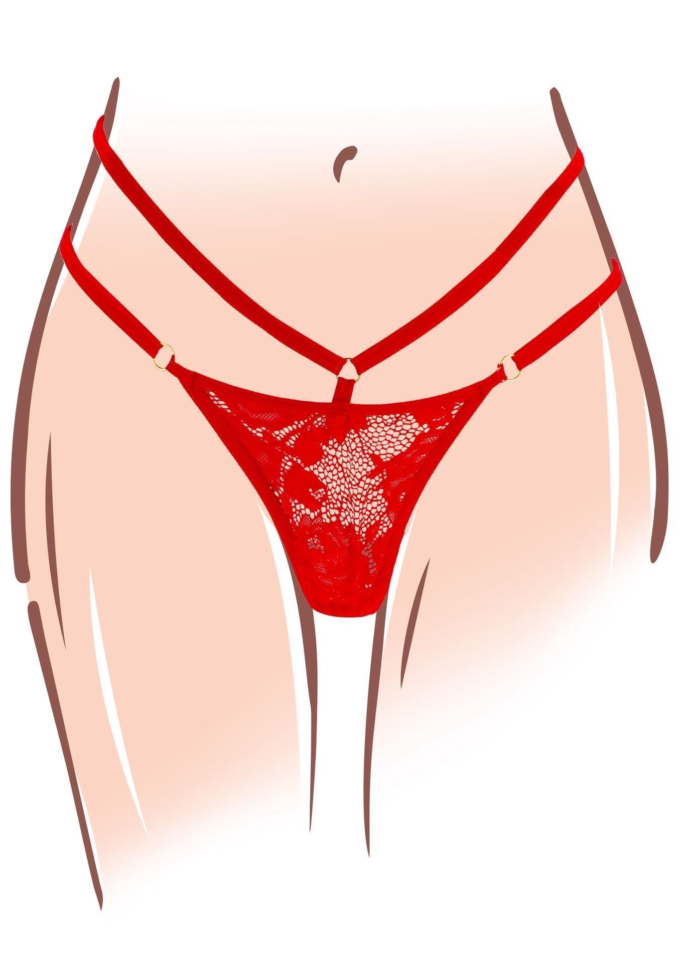 Вибратор в трусики Toy Joy Divine The Sensual Panty Pleaser, 9 см  (красный)