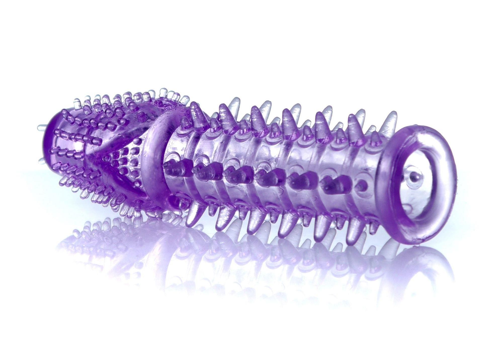 Насадка на пенис Boss Series Stymulator Penis Sleeve, 13,5 см (фиолетовый)