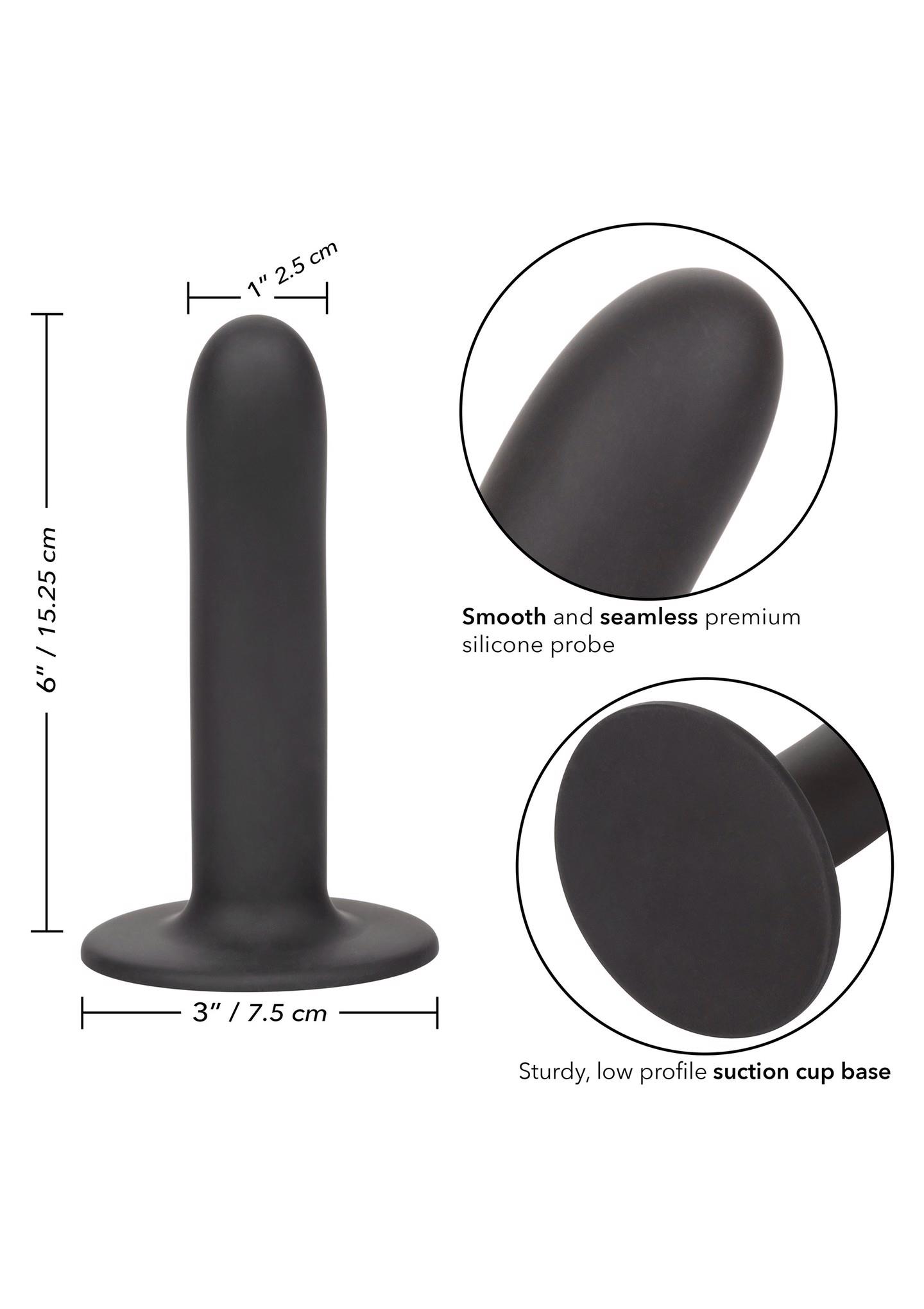 Фалоімітатор Calexotics Boundless, 15.2 см (чорний)