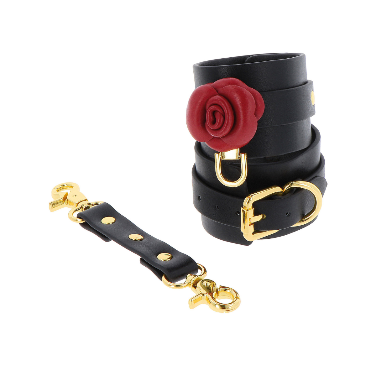 Наручники Taboom Wild Roses Wrist Cuffs (черный)