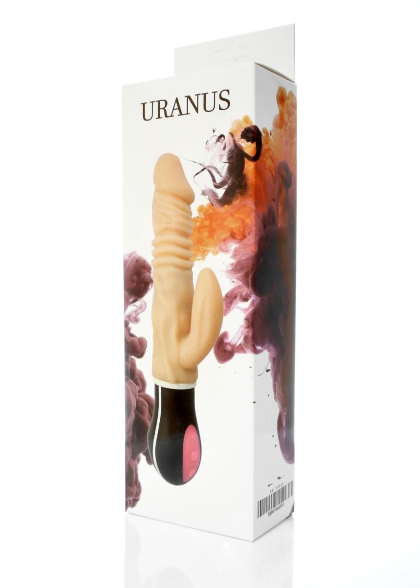 Вибратор-кролик B - Series Weather Uranus, 27 см (телесный)