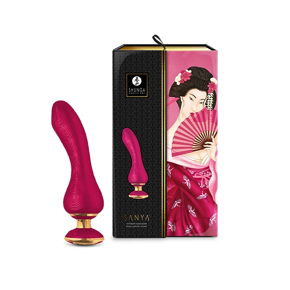 Вибратор Shunga Sanya, 18,5 см (малиновый)