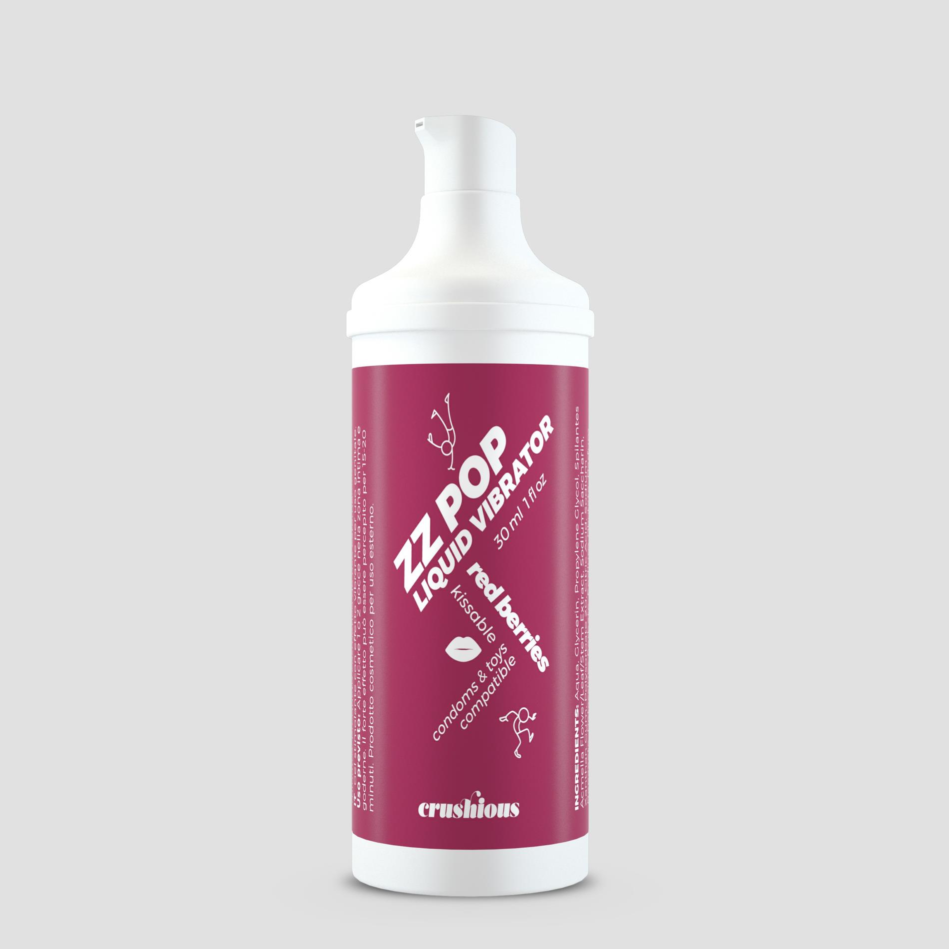 Жидкий вибратор Crushious Zz Red Berries, 30 мл