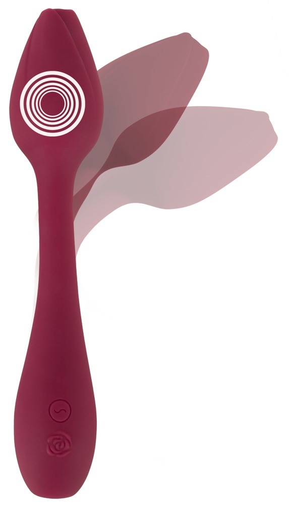 Вибратор Rosenrot Bendable G-Spot, 20 см (красный)