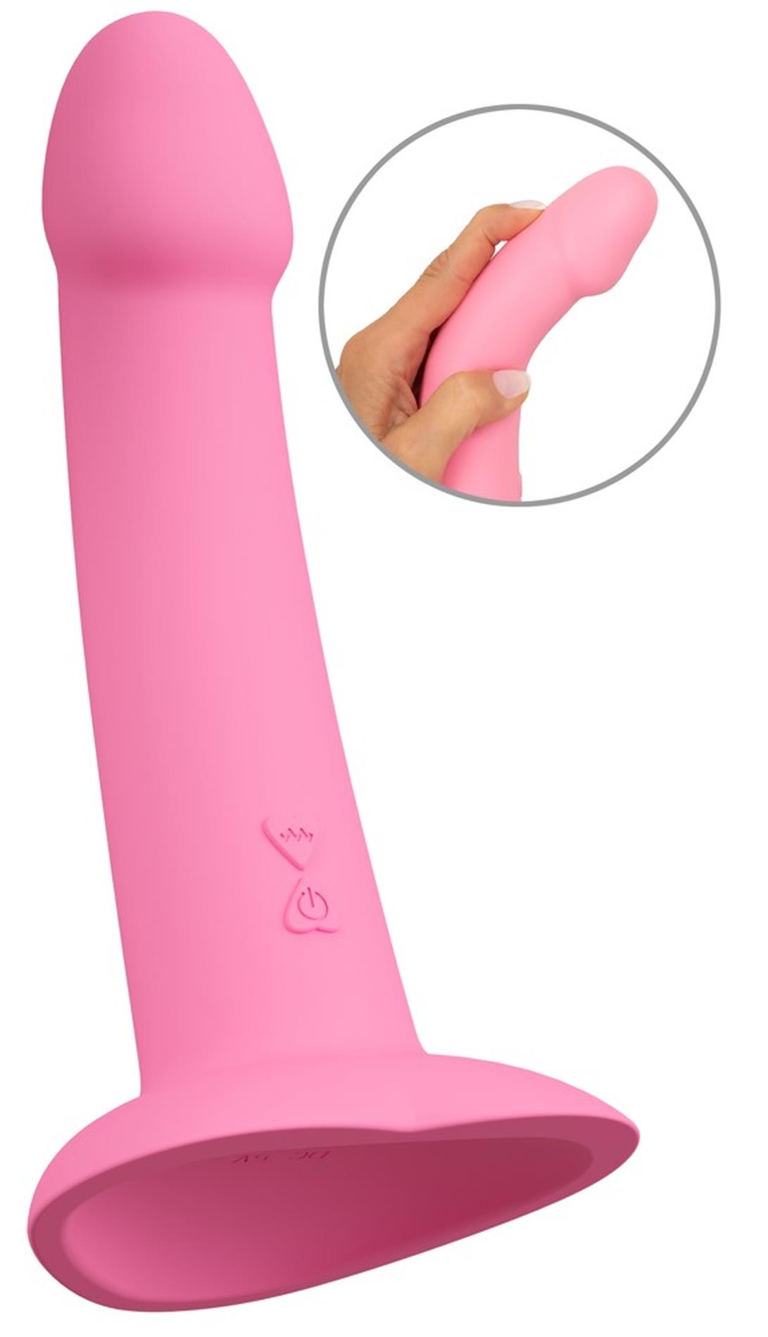 Вибратор You2Toys Heart Guy, 19 см (розовый)