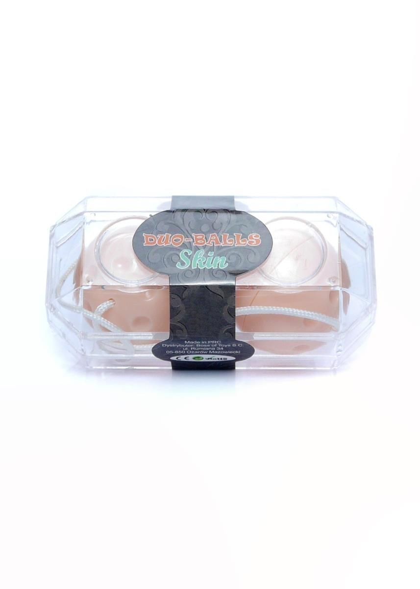 Вагинальные шарики Duo-Balls Skin, 21 см (телесный)