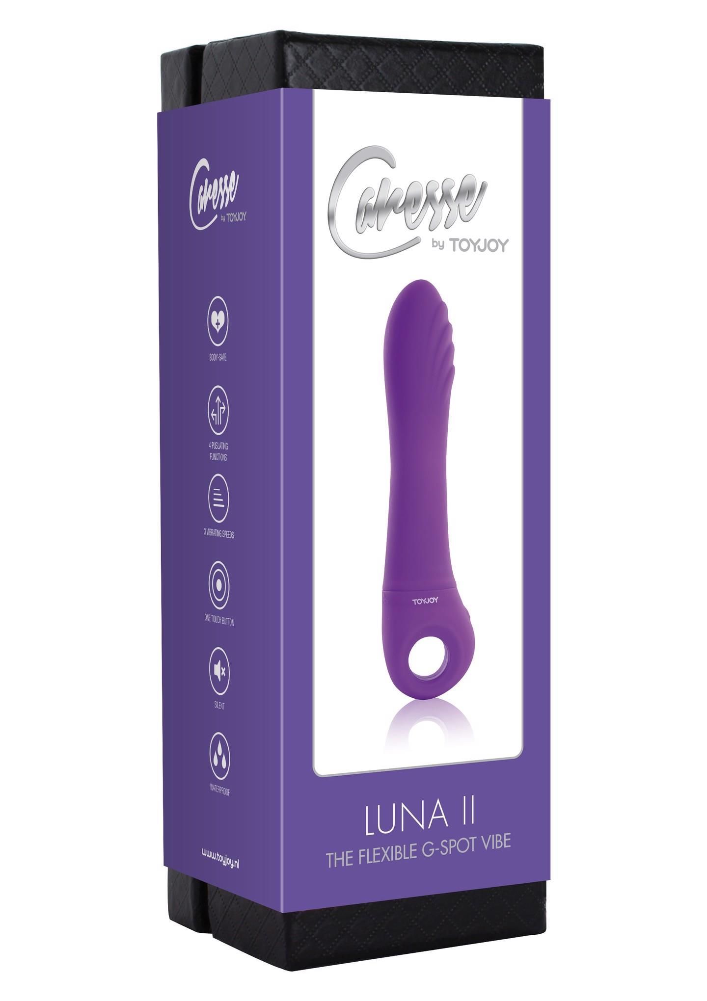 Вибратор Luna II Flexible Vibe, 18,5 см (пурпурный)