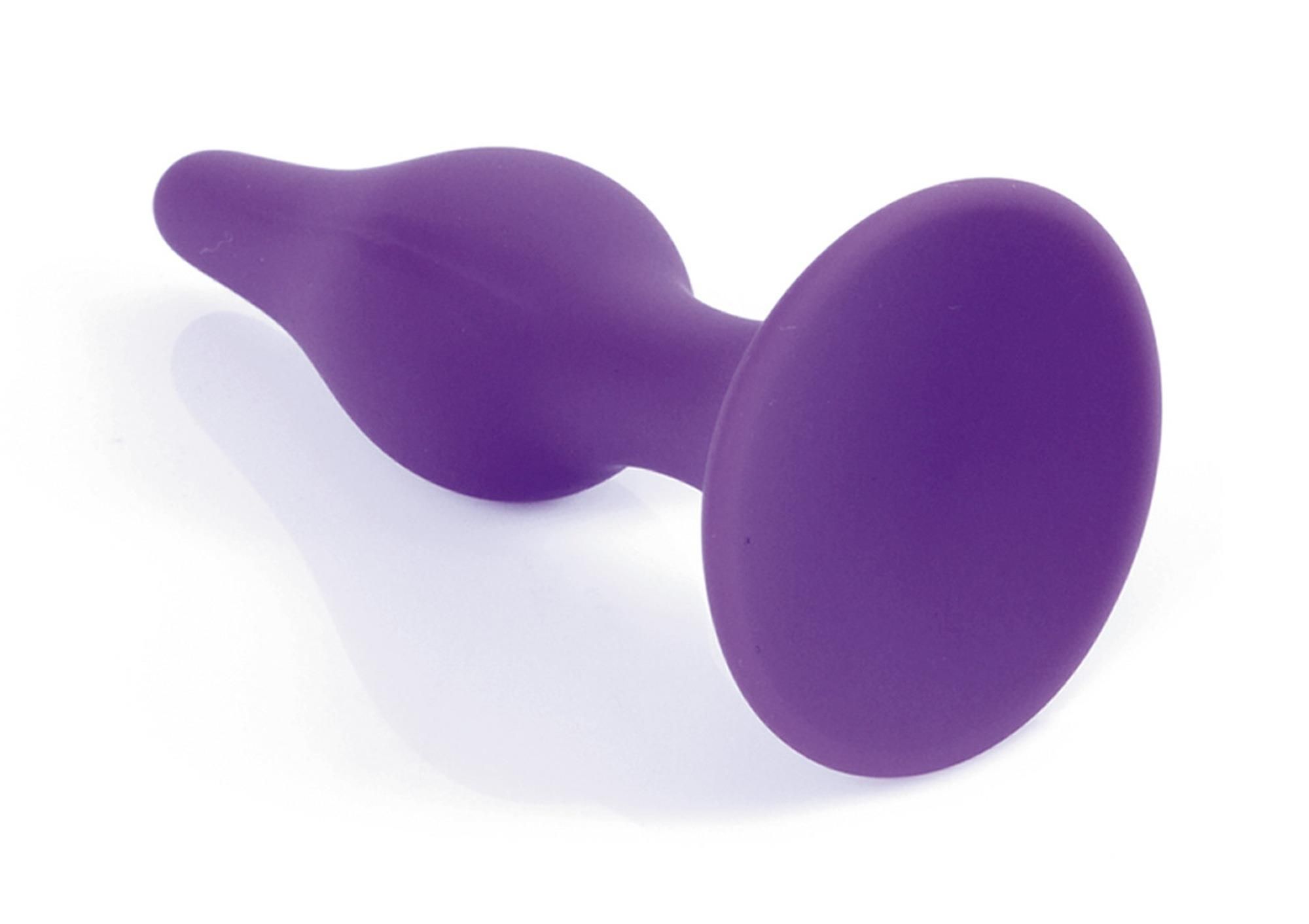 Анальна пробка Boss Silicone Plug Black Extra Large, 15 см (фіолетовий)