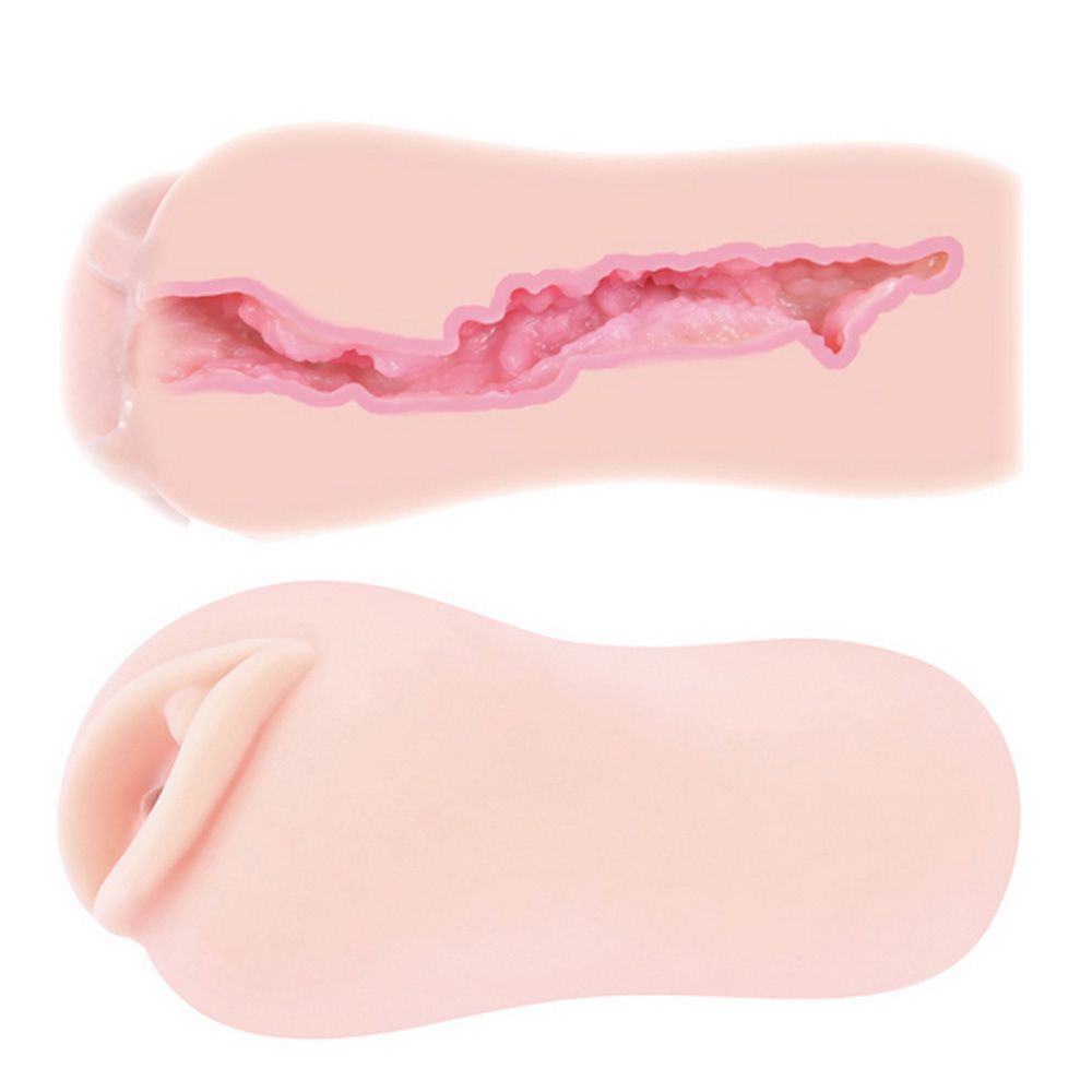 Мастурбатор Kokos Sanda Double Layer, 15,5 см (тілесний)