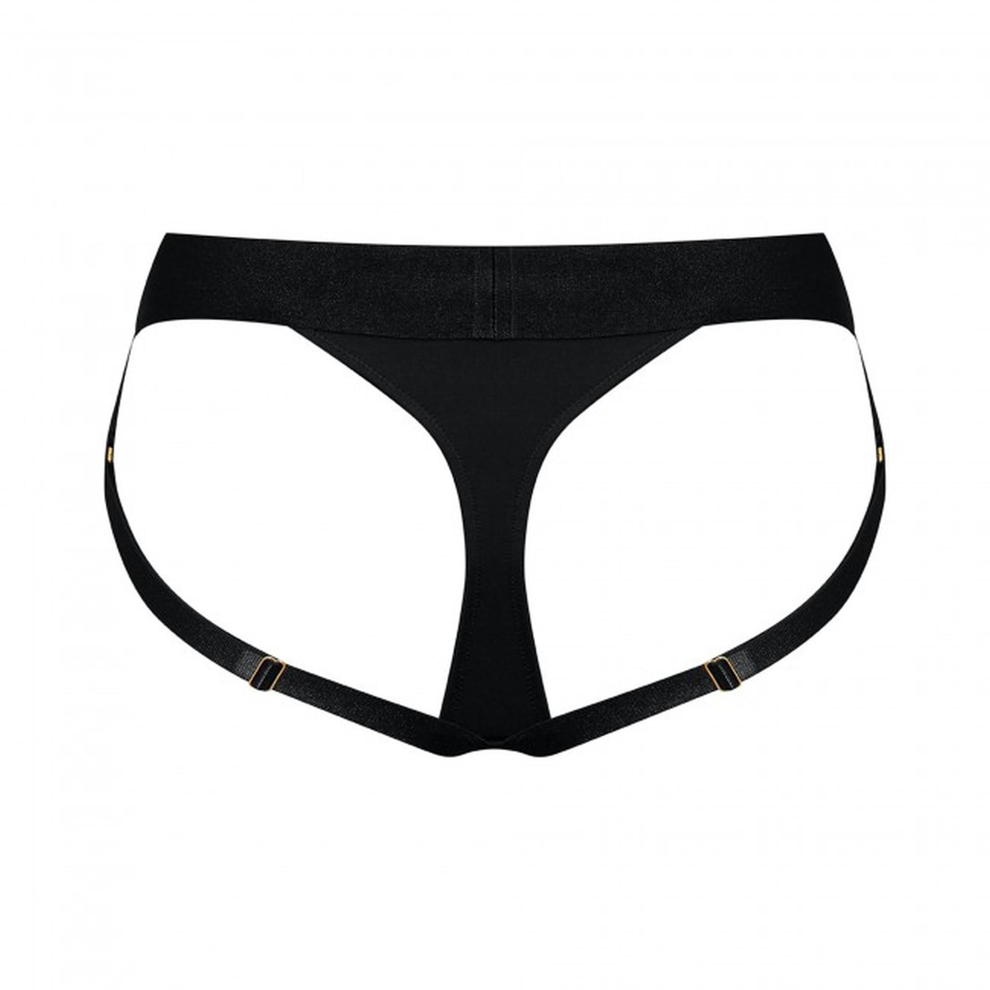 Трусики для страпона Strap-On-Me Heroine Harness, M (черный)