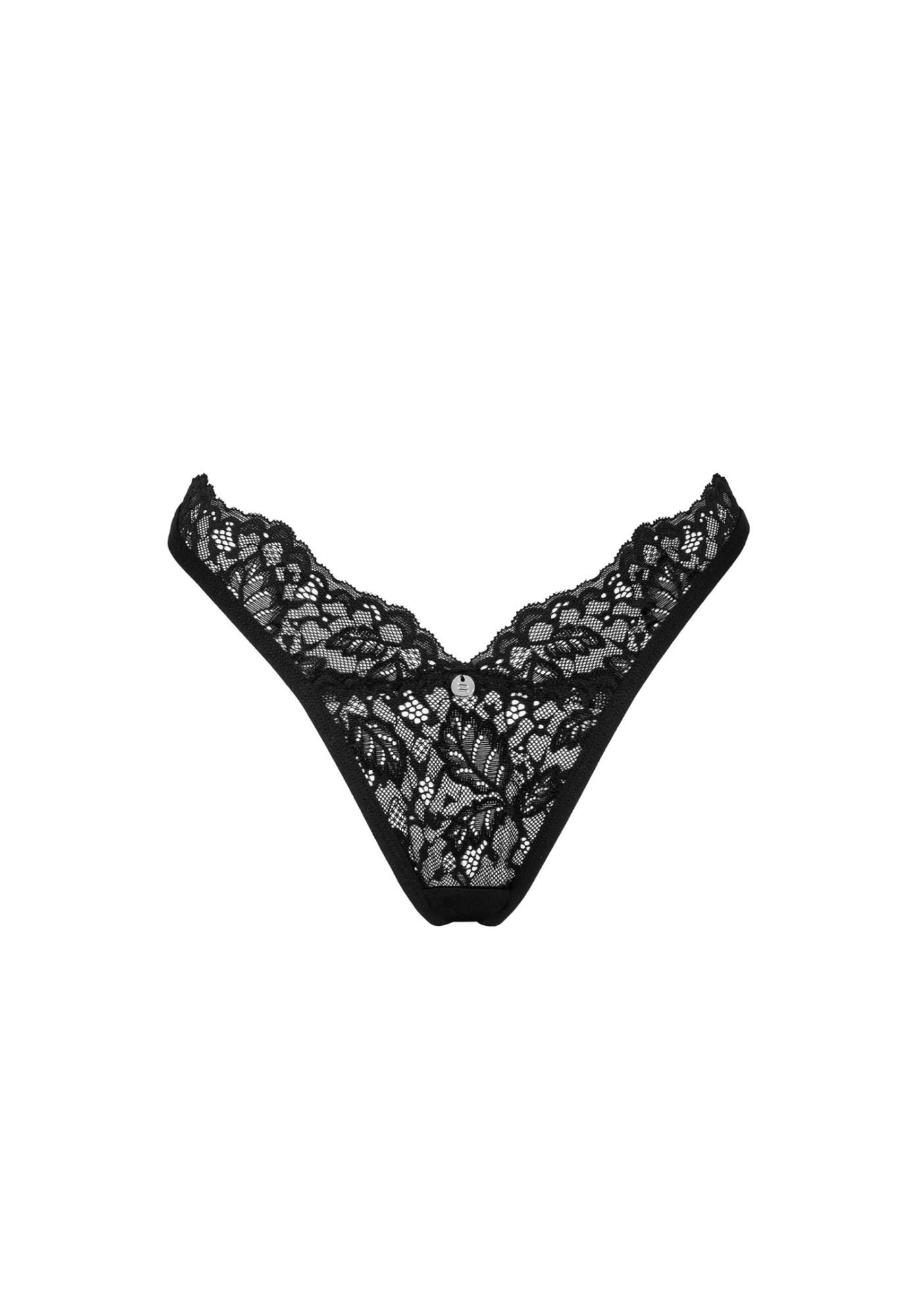 Трусики Obsessive  Bellastia, M/L (черный)