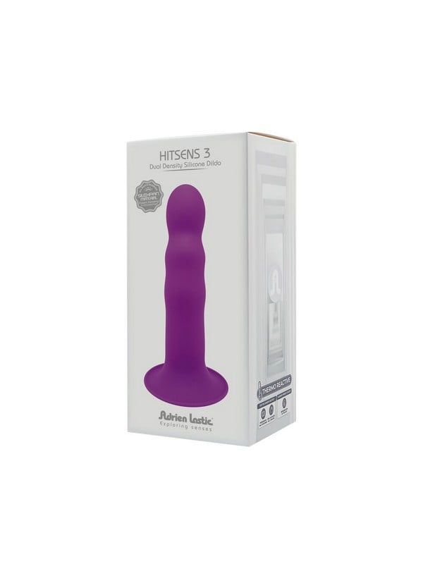 Фаллоимитатор Adrien Lastic Hitsens 3, 18.2 см (пурпурный)