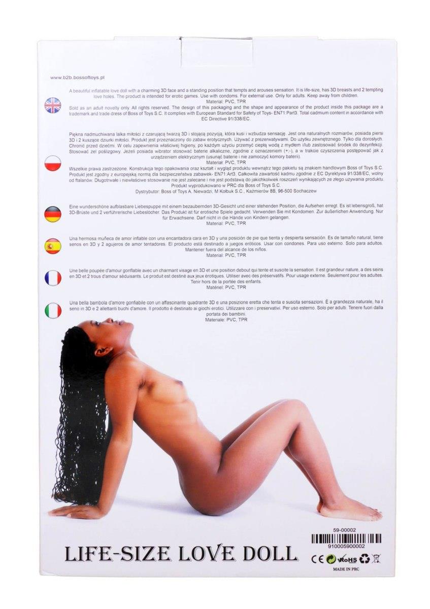 Секс кукла с вибрацией Boss Of Toys Alecia, 156 см (коричневый)