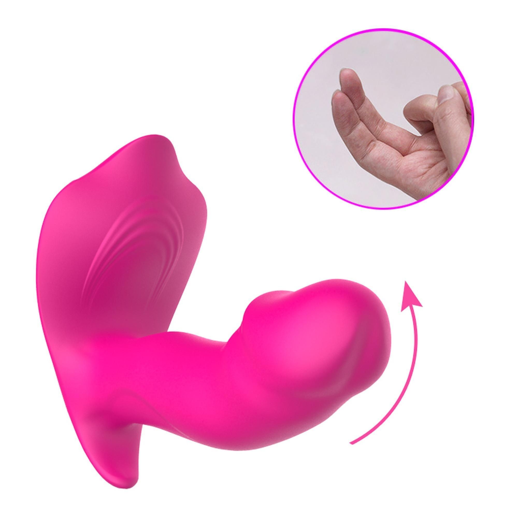 Вібратор у трусики Foxshow Silicone Panty, 12 см (рожевий)