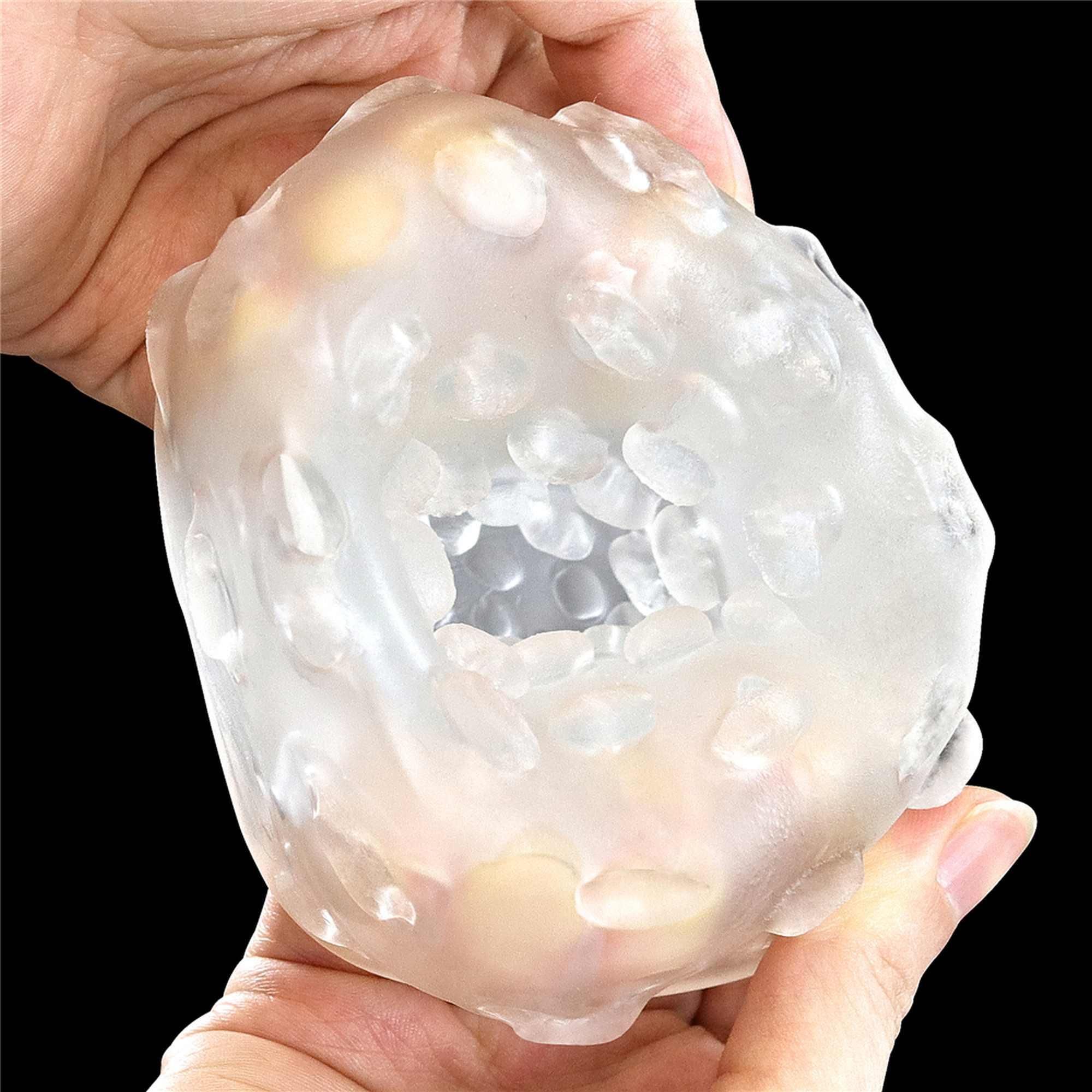 Мастурбатор яйцо LoveToy Giant Egg Stamina Nodules Edition (прозрачный)