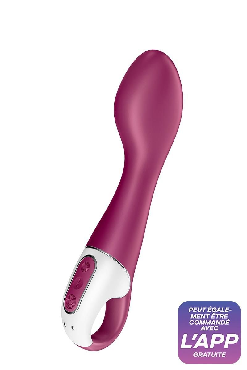 Wibrator Satisfyer Hot Spot, 21 cm (bordowy)