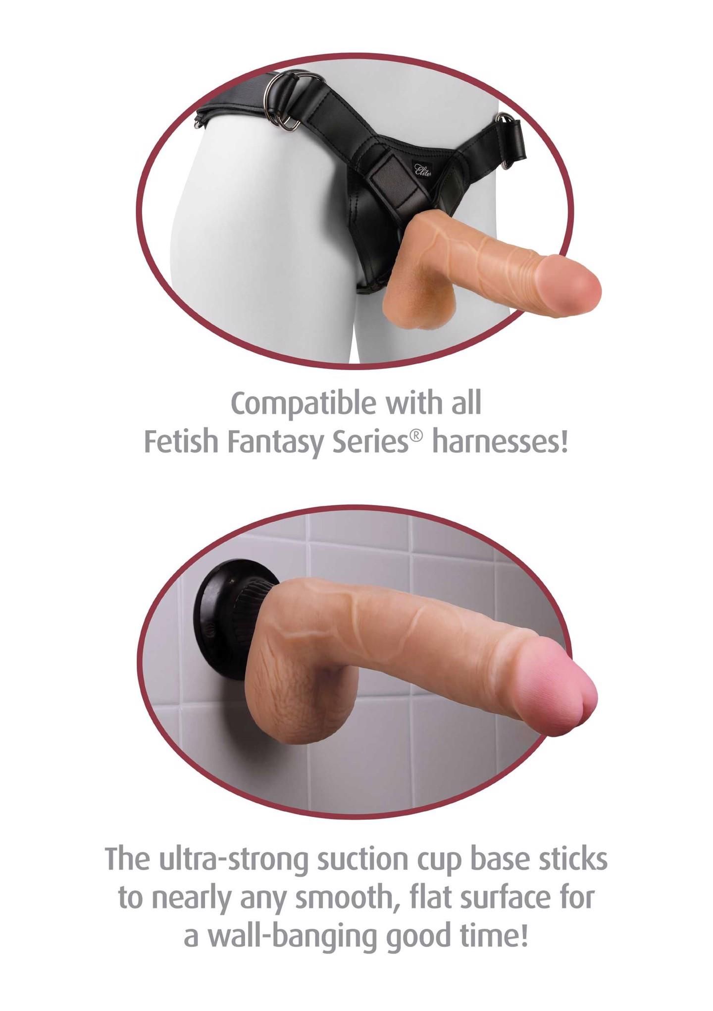 Вибратор Pipedream Real Feel Deluxe, 27 см (телесный)