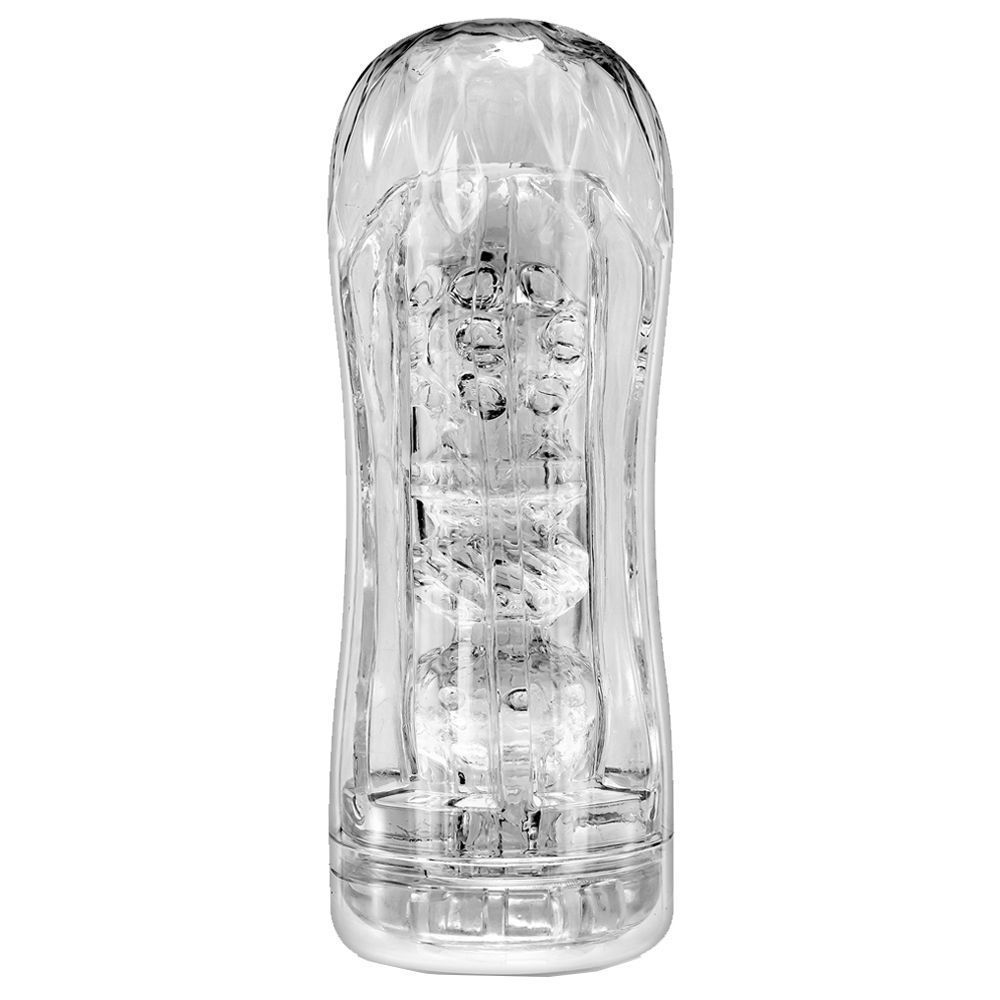 BlueJunker Joy Masturbator Vaginal - Masturbator, Przezroczysty, 16.5 cm