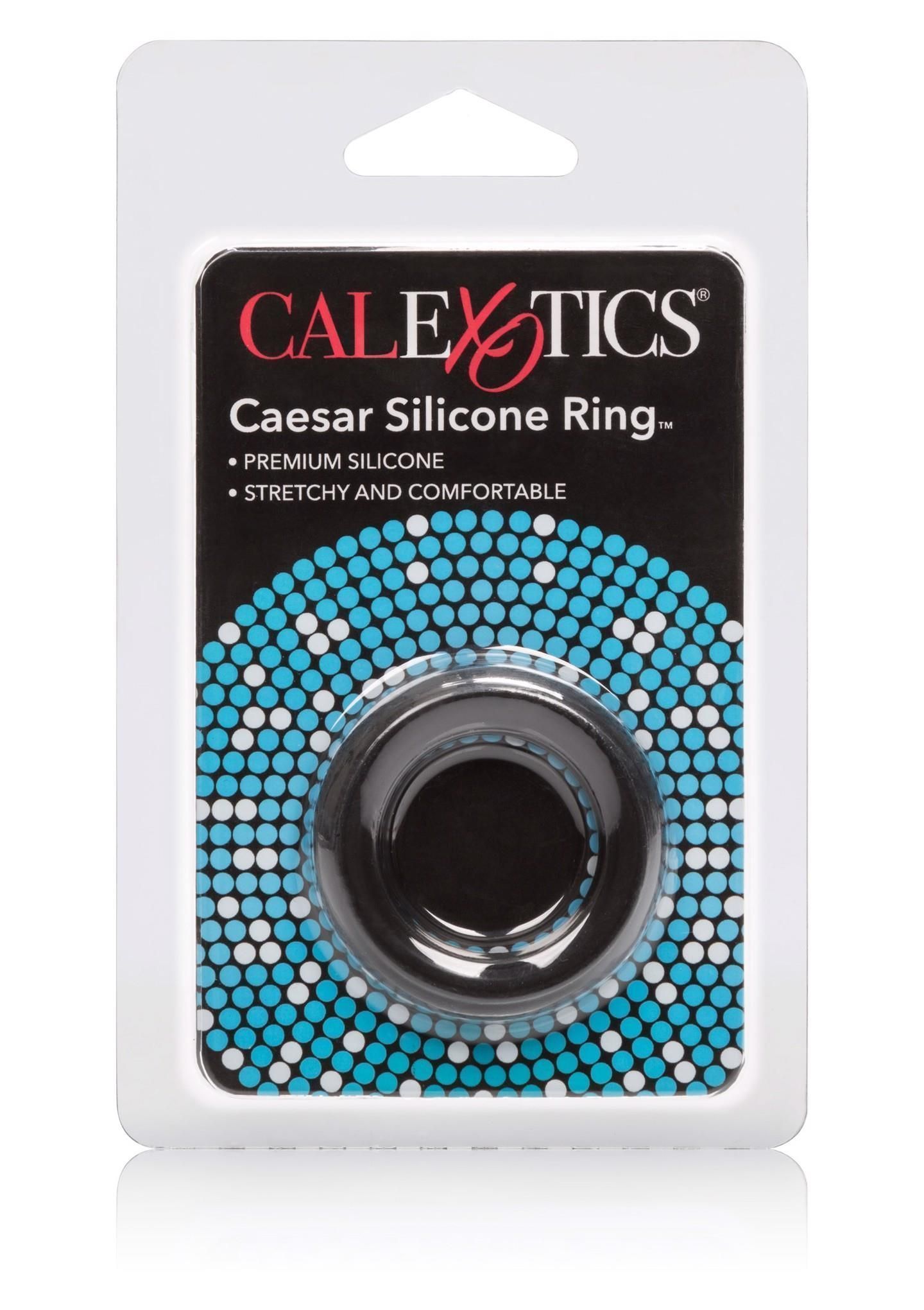 Ерекційне кільце CalExotics Caesar, 3,2 см (чорний)