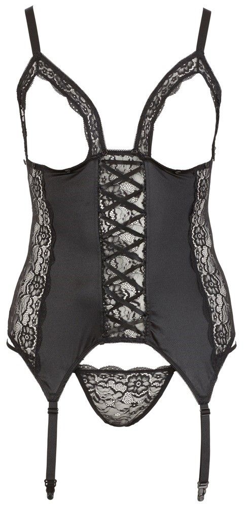Корсет Cottelli Curves, XXL (черный)