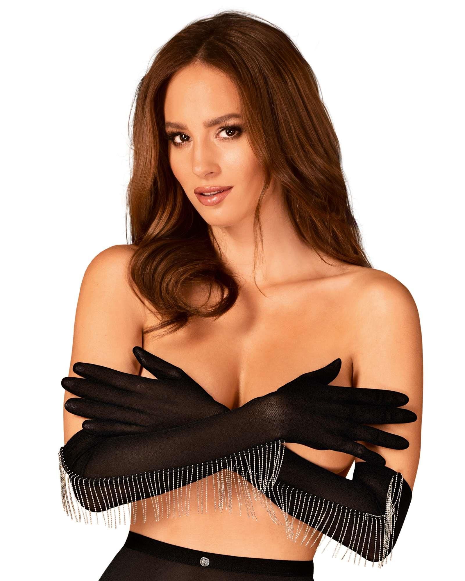 Перчатки Obsessive Milladis, XL/2XL (черный)