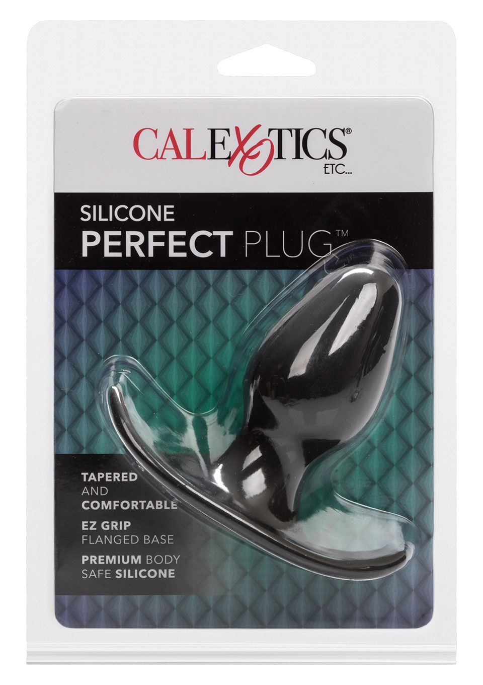 Korek analny CalExotics Silicone Perfect Plug, 9 cm (czarny)