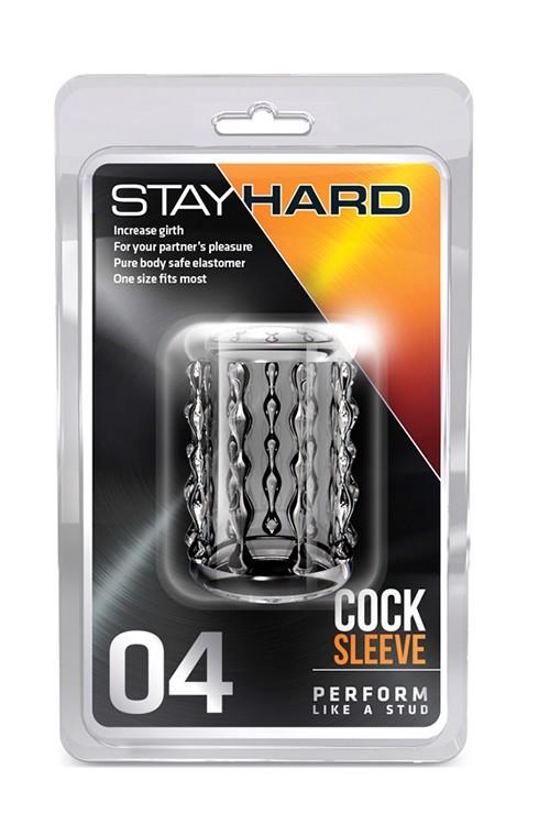 Насадка на пенис Stay Hard Cock Sleeve 04, 5 см (прозрачный)