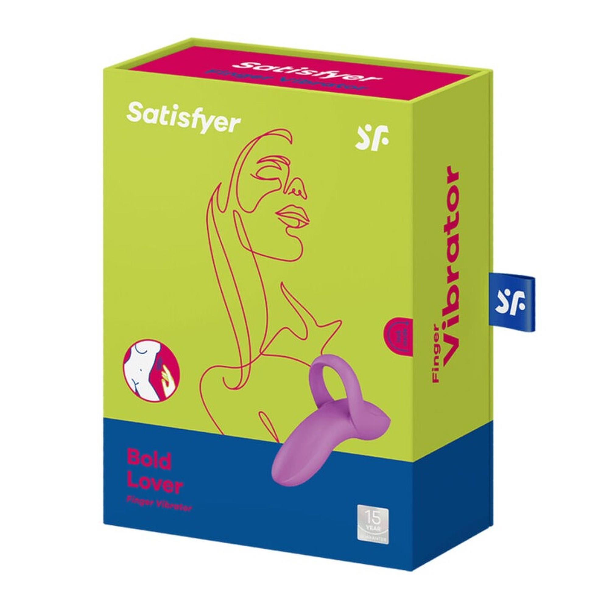 Вибратор на палец Satisfyer Bold Lover, 9.3 см (розовый)