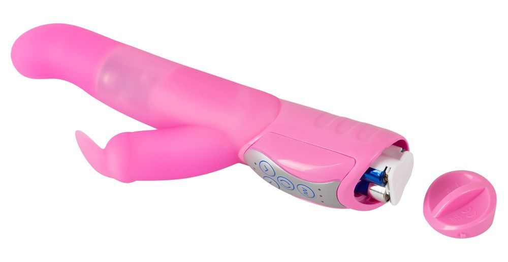 Вибратор-кролик Smile Pearl Bunny, 26 см (розовый)