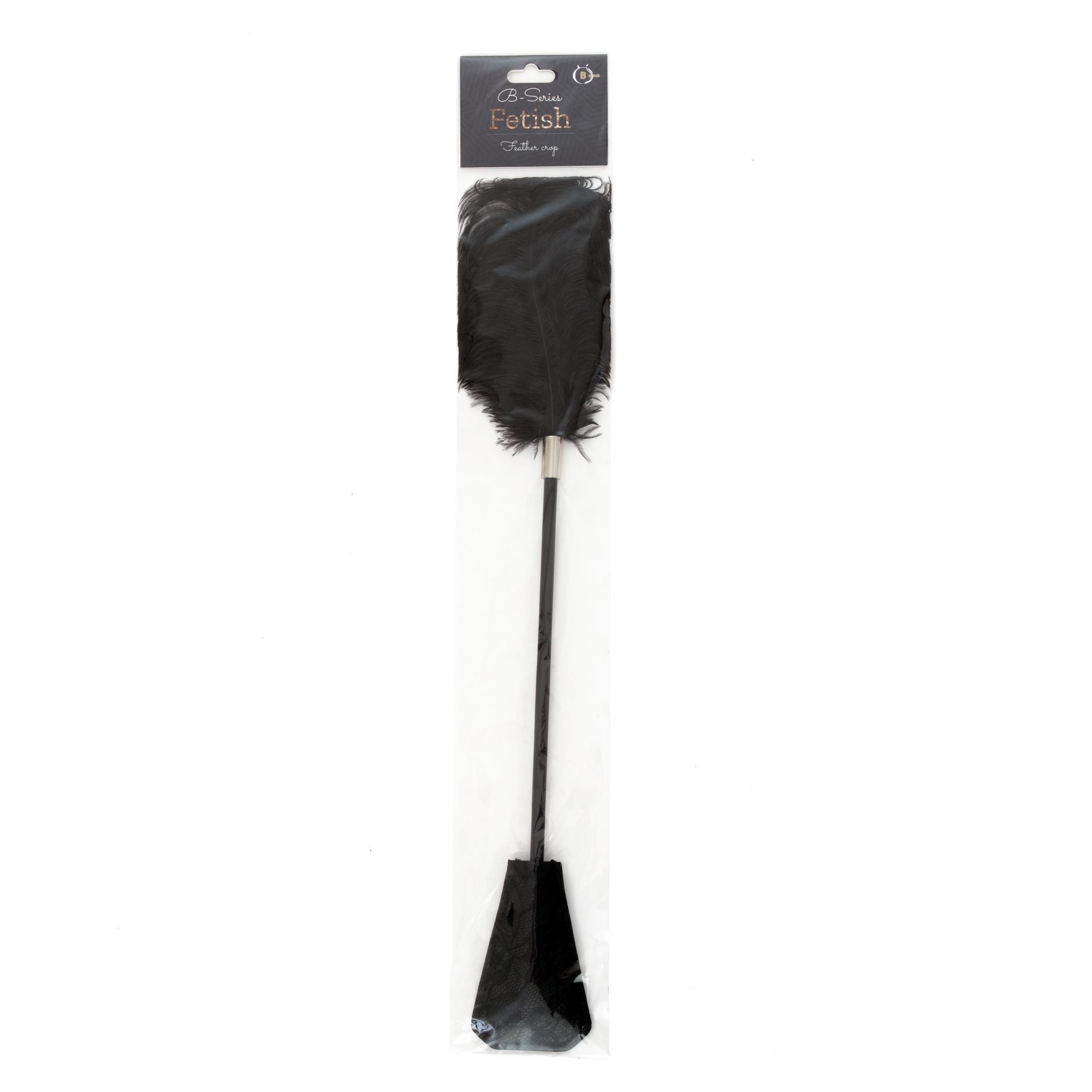 Стек Fetish B-Series Tickler & Whip 1.0, 43.5 см (черный)