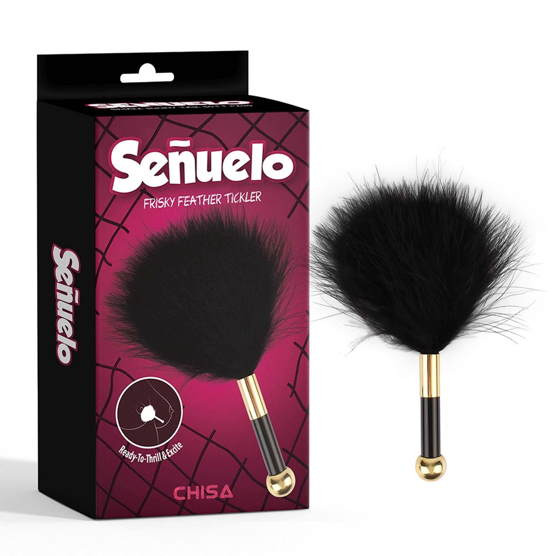 Перо-тиклер Senuelo Frisky Feather Tickler (черный)