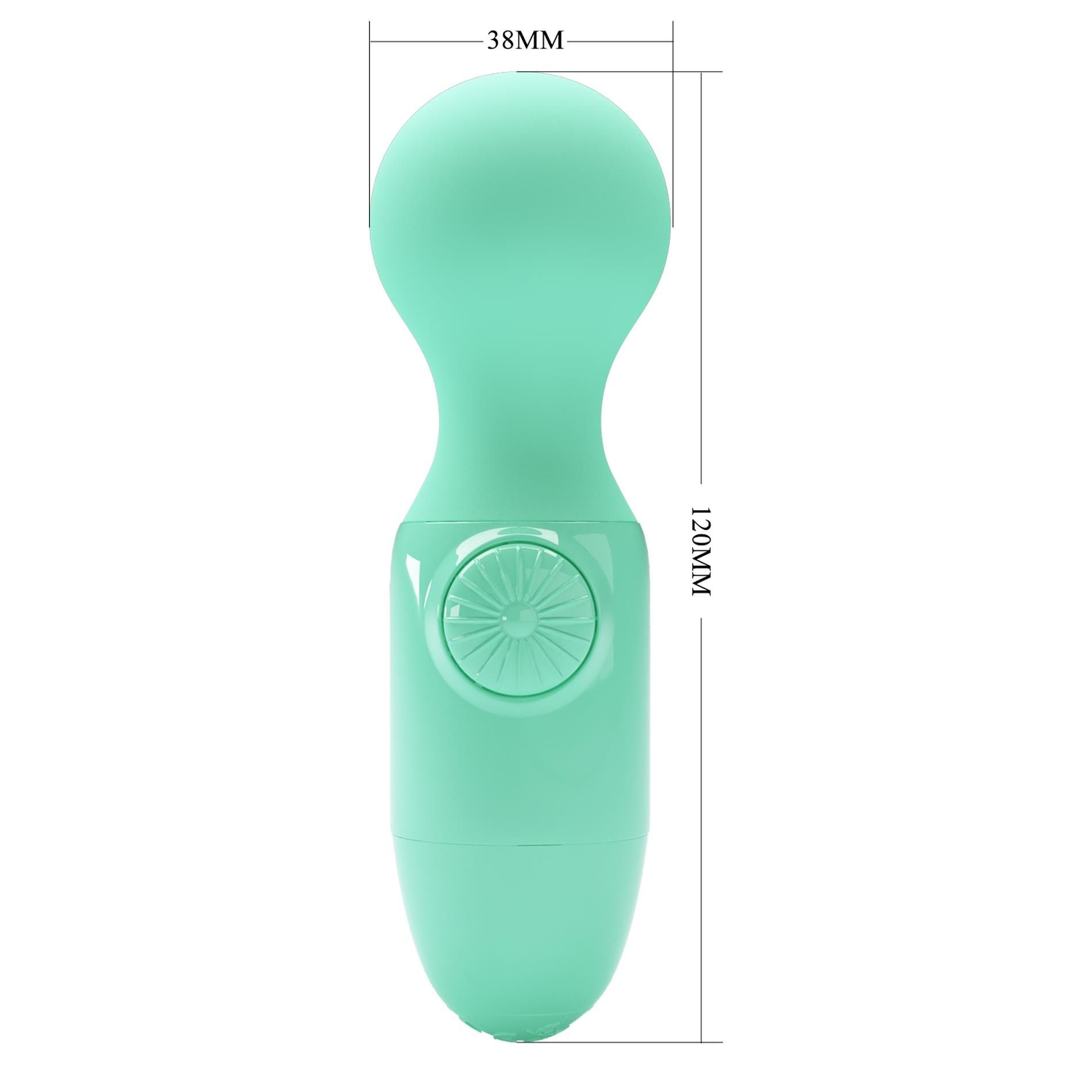 Vibromassager Pretty Love Mini Stick Little Cute, 12 cm (turkusowy)