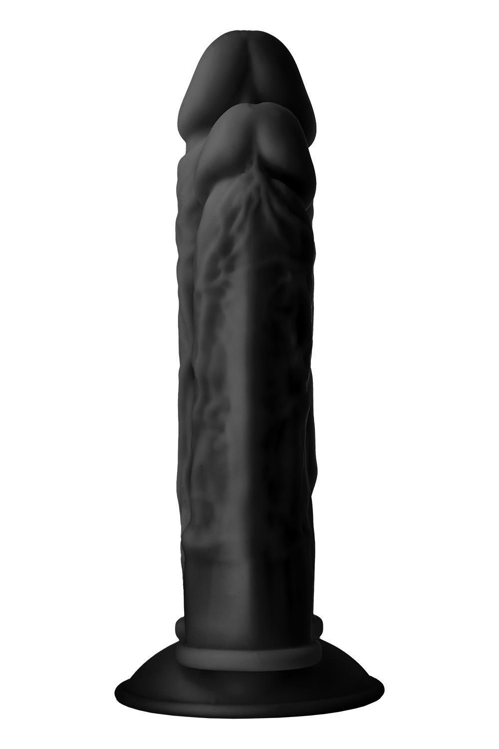 Подвійний фалоімітатор Real Love Double Penetrator, 19.5 см (чорний)