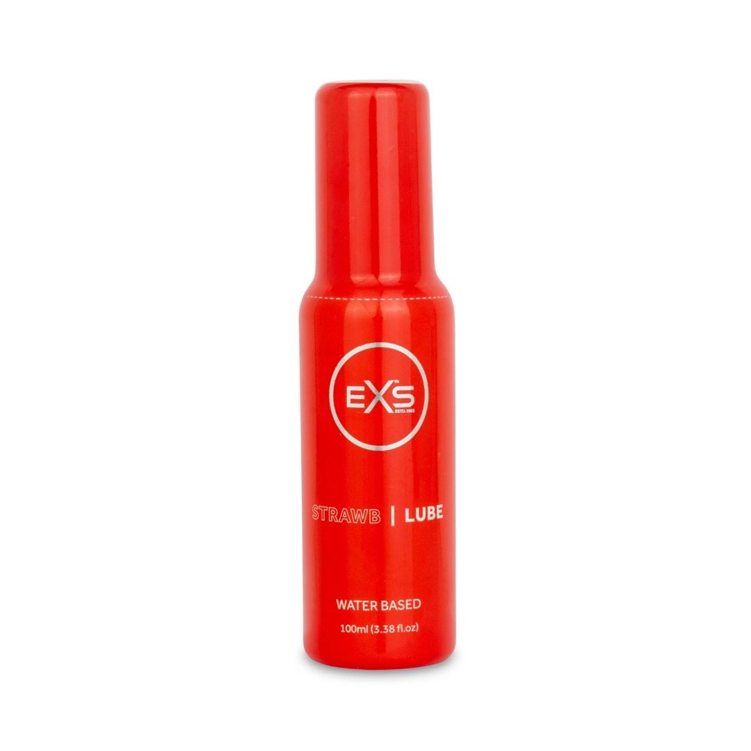 Лубрикант на водной основе EXS Strawb Lube Water Based клкбника, 100 мл