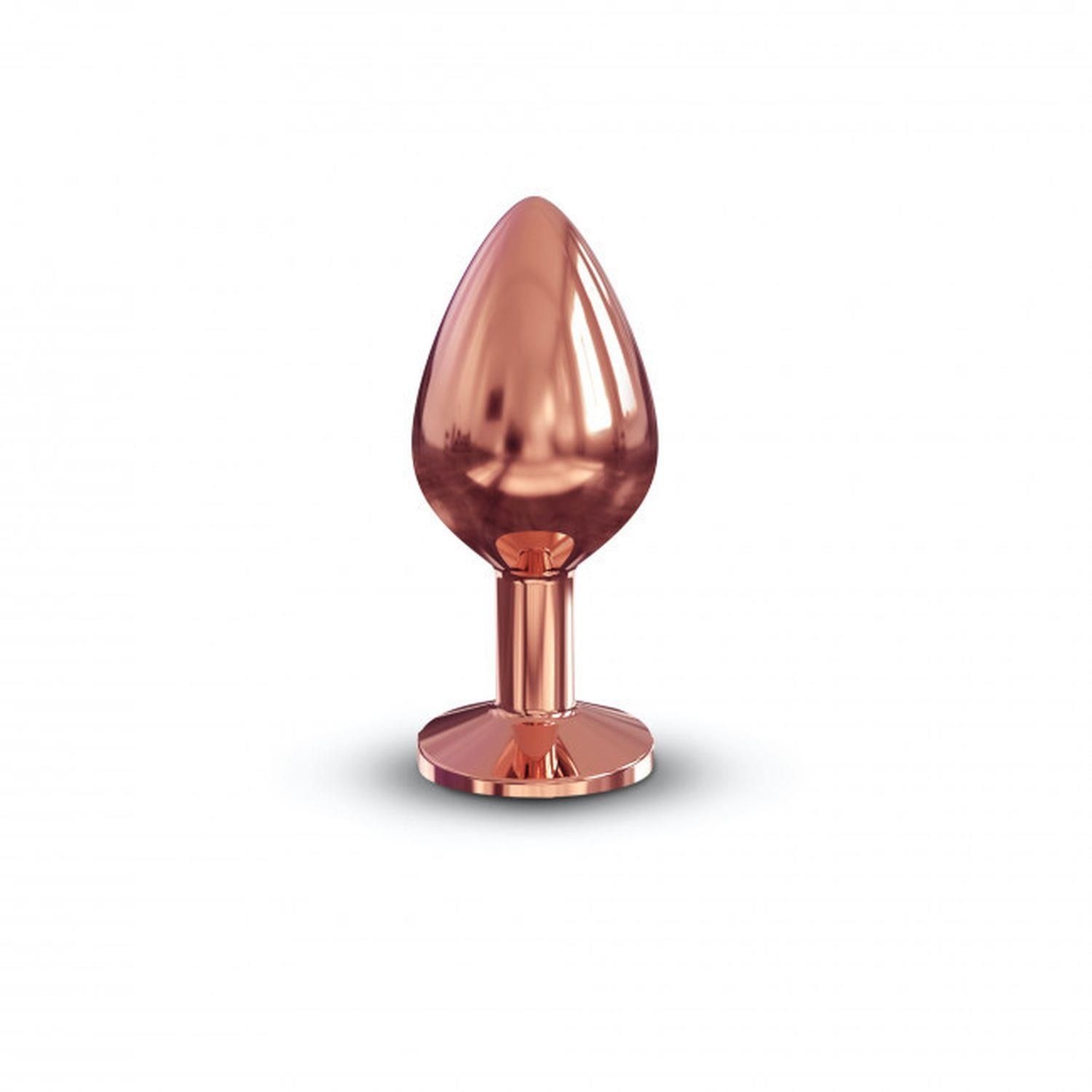 Korek analny z kryształkiem Dorcel, 8,3 cm (brązowy)