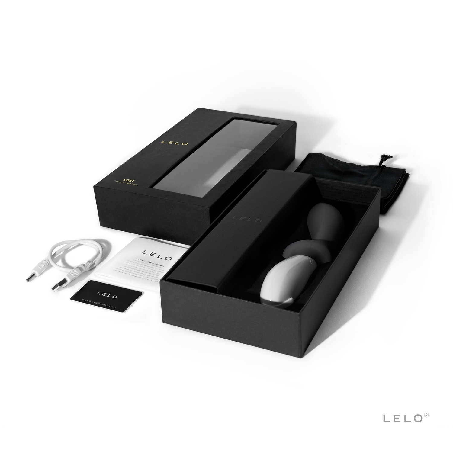 Стимулятор простаты Lelo Loki, 19,6 см (черный)