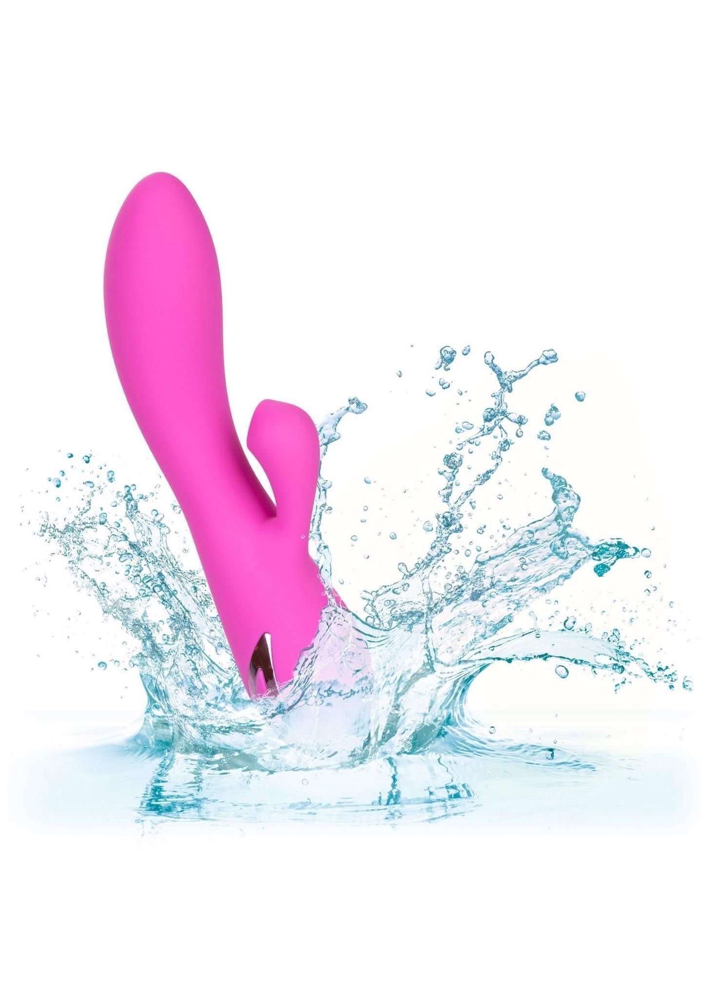 Вибратор-кролик CalExotics Malibu Minx, 20,8 см (розовый)