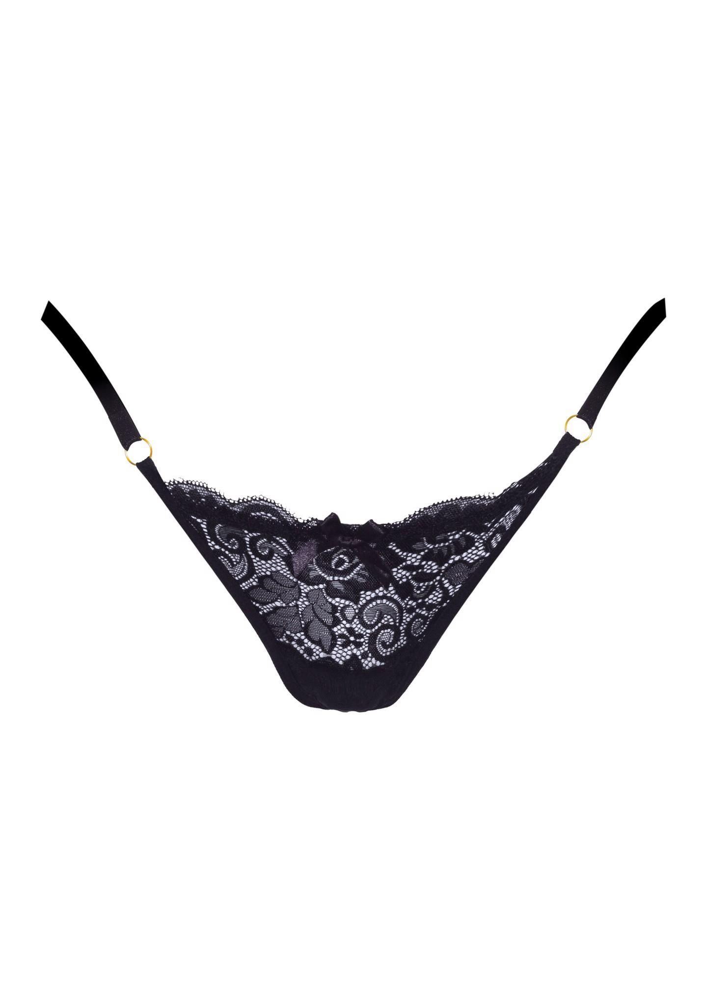 Вибратор в трусики Toy Joy Angel The Divine Panty Pleaser, 9,3 см (черный)