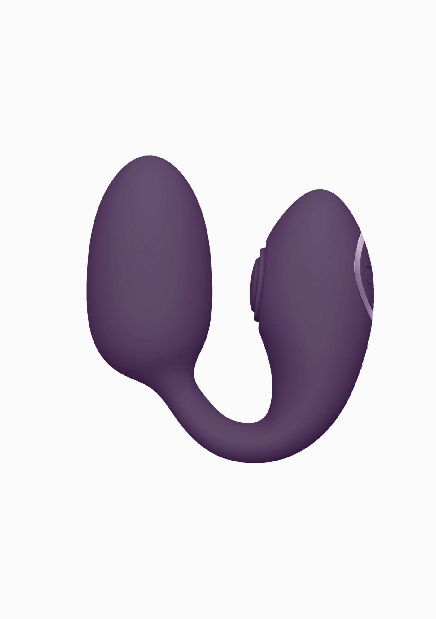 Wibrujące jajeczko Vive Aika, 9 cm (fioletowy)