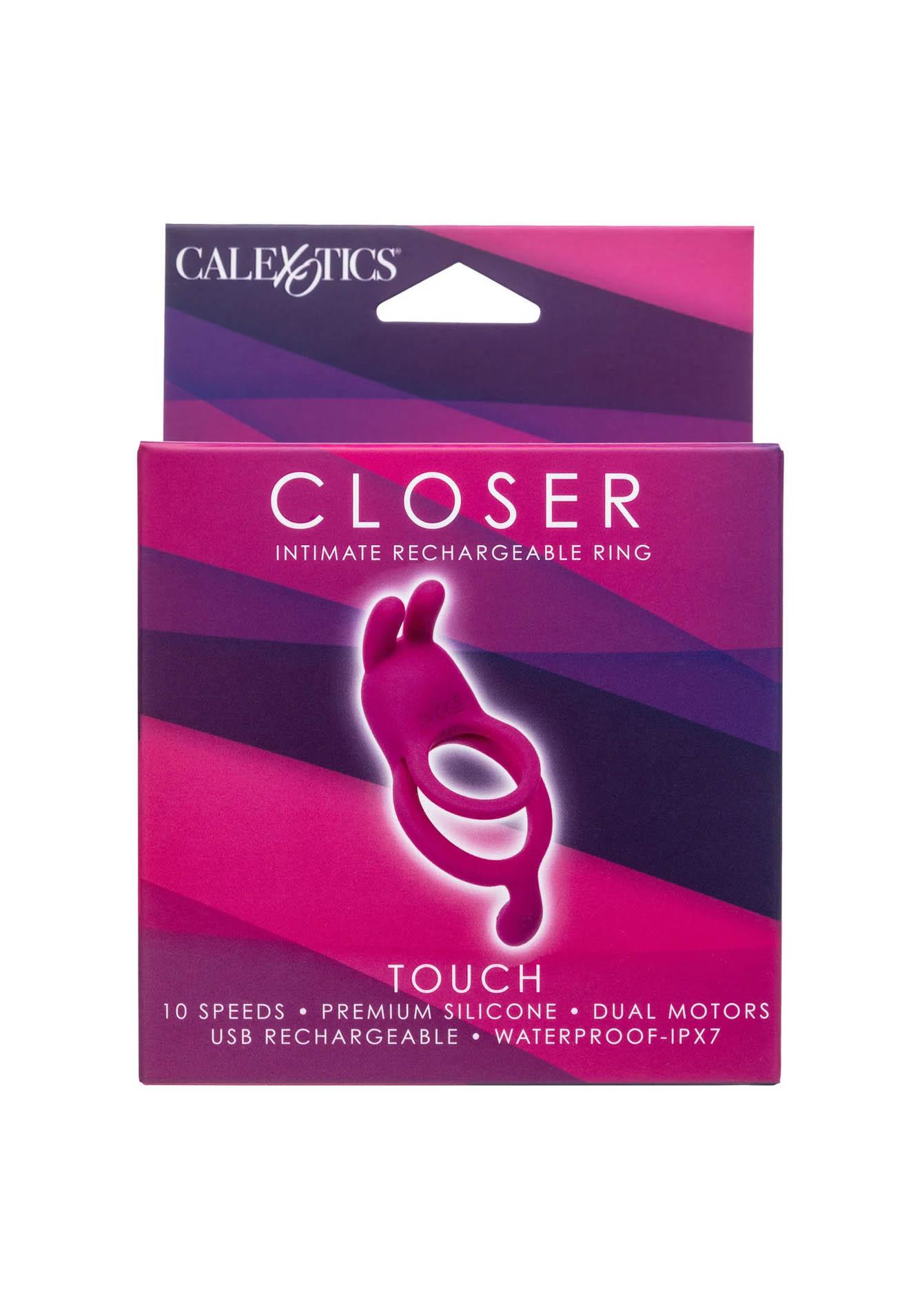 Виброкольцо Calexotics Rechargeable Ring, 3.8 см (фуксия)