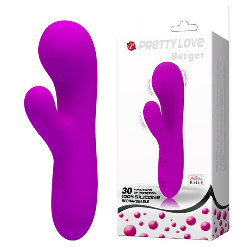 Вибратор Pretty Love Berger, 13,7 см (фиолетовый)