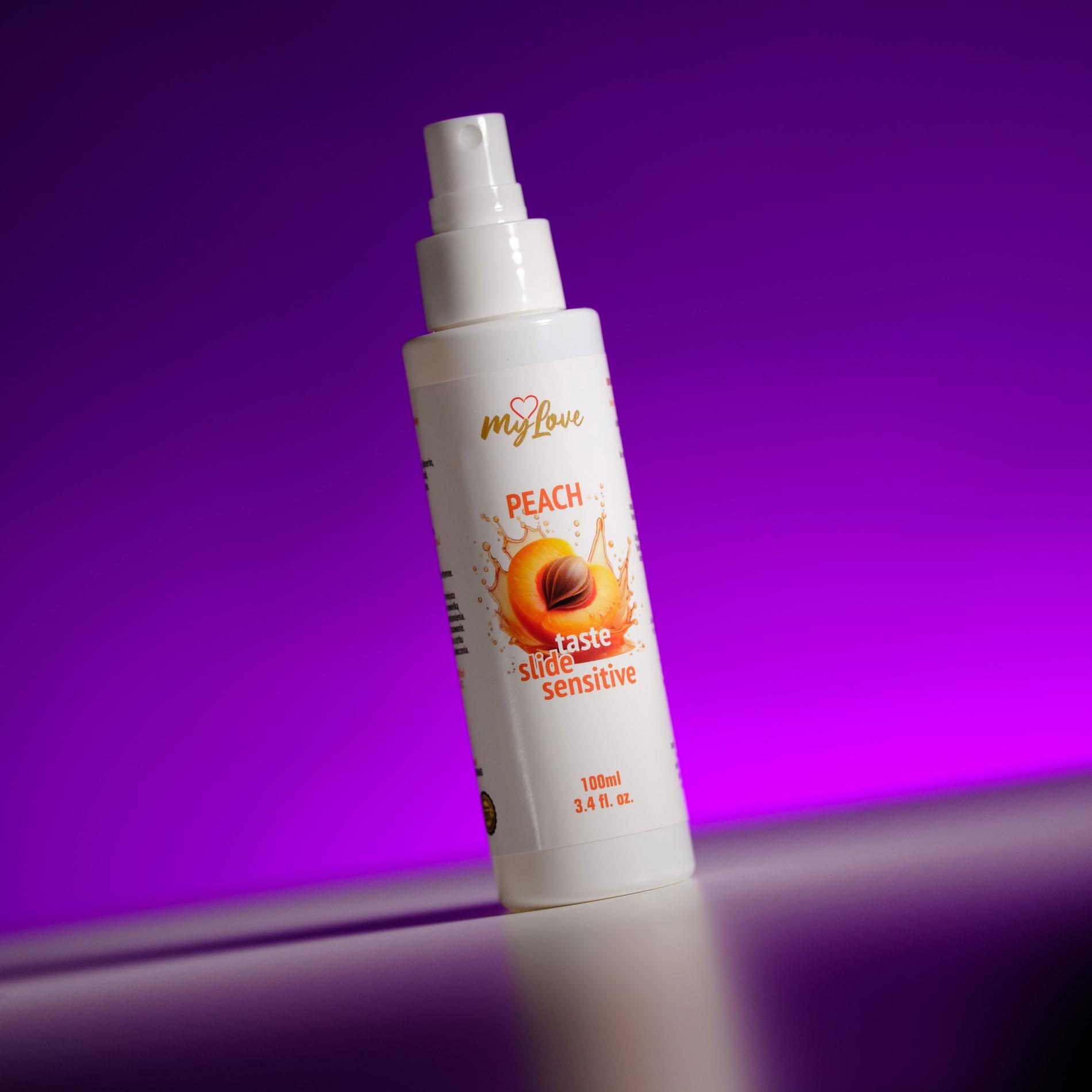 Лубрикант на водной основе MyLove Taste Slide Sensitive Peach, 100 мл