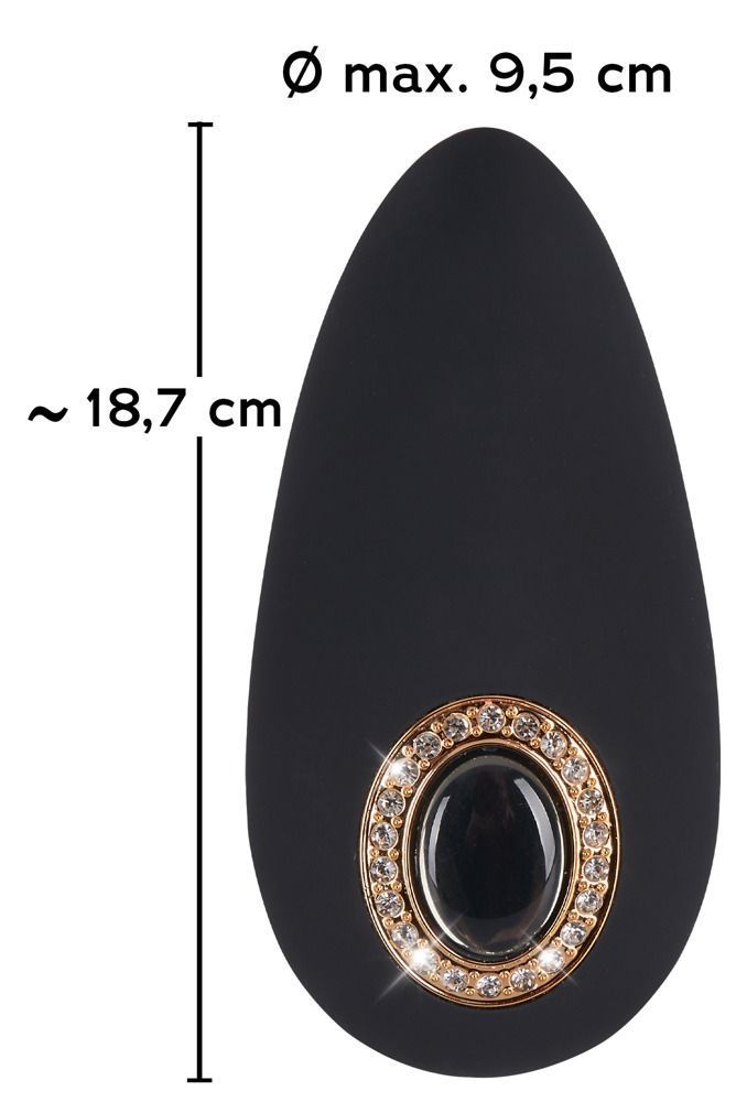 Вибратор для клитора Cleopatra Clitoral Vibrator, 9.5 см (черный)